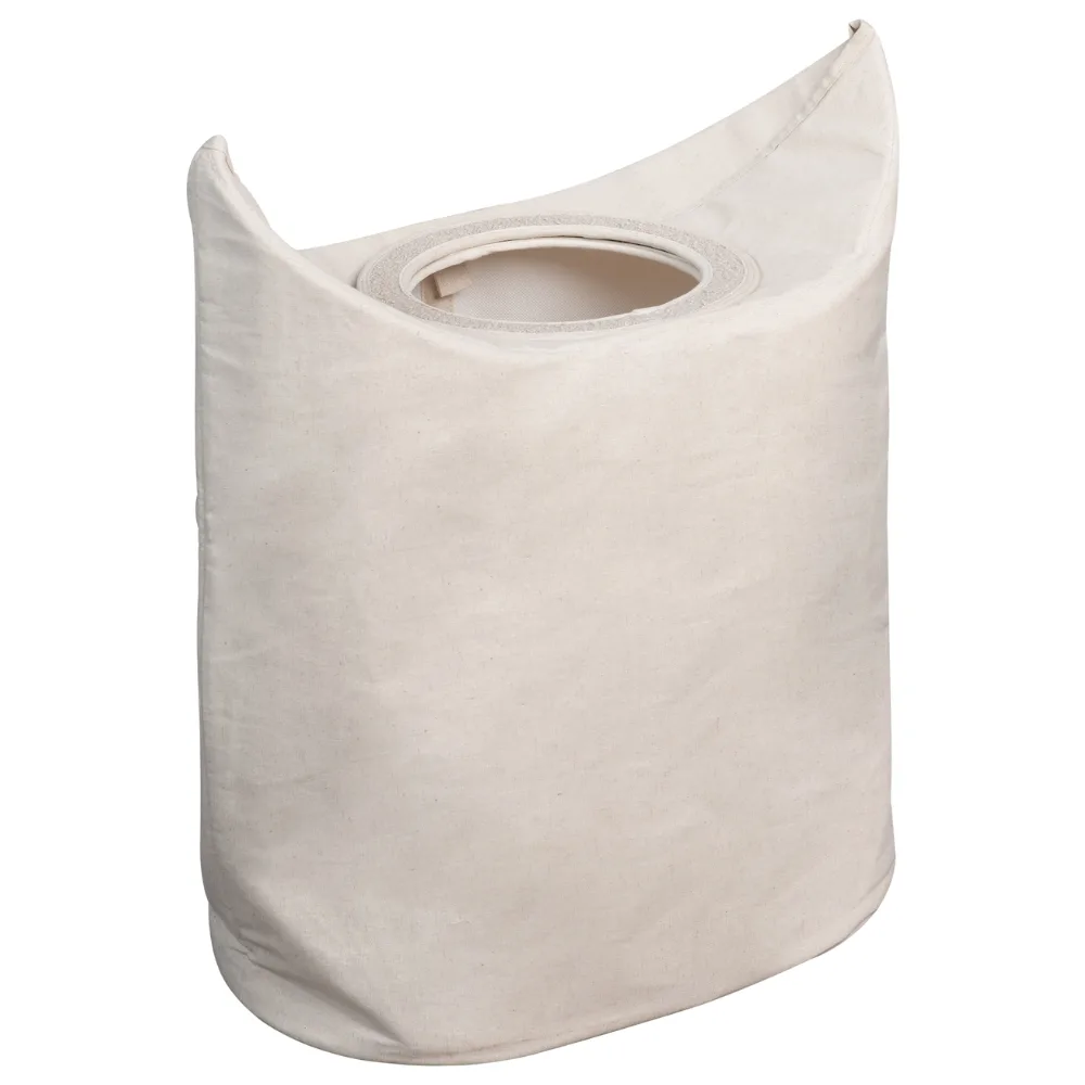 Béžový bavlněný úložný koš Quax Loft 65 cm
