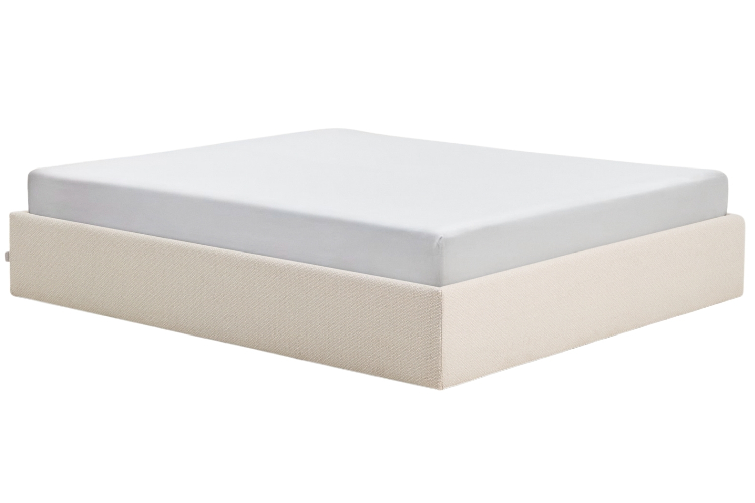 Kave Home Béžová dvoulůžková postel Nelzi 180 x 200 cm s úložným prostorem Kave Home