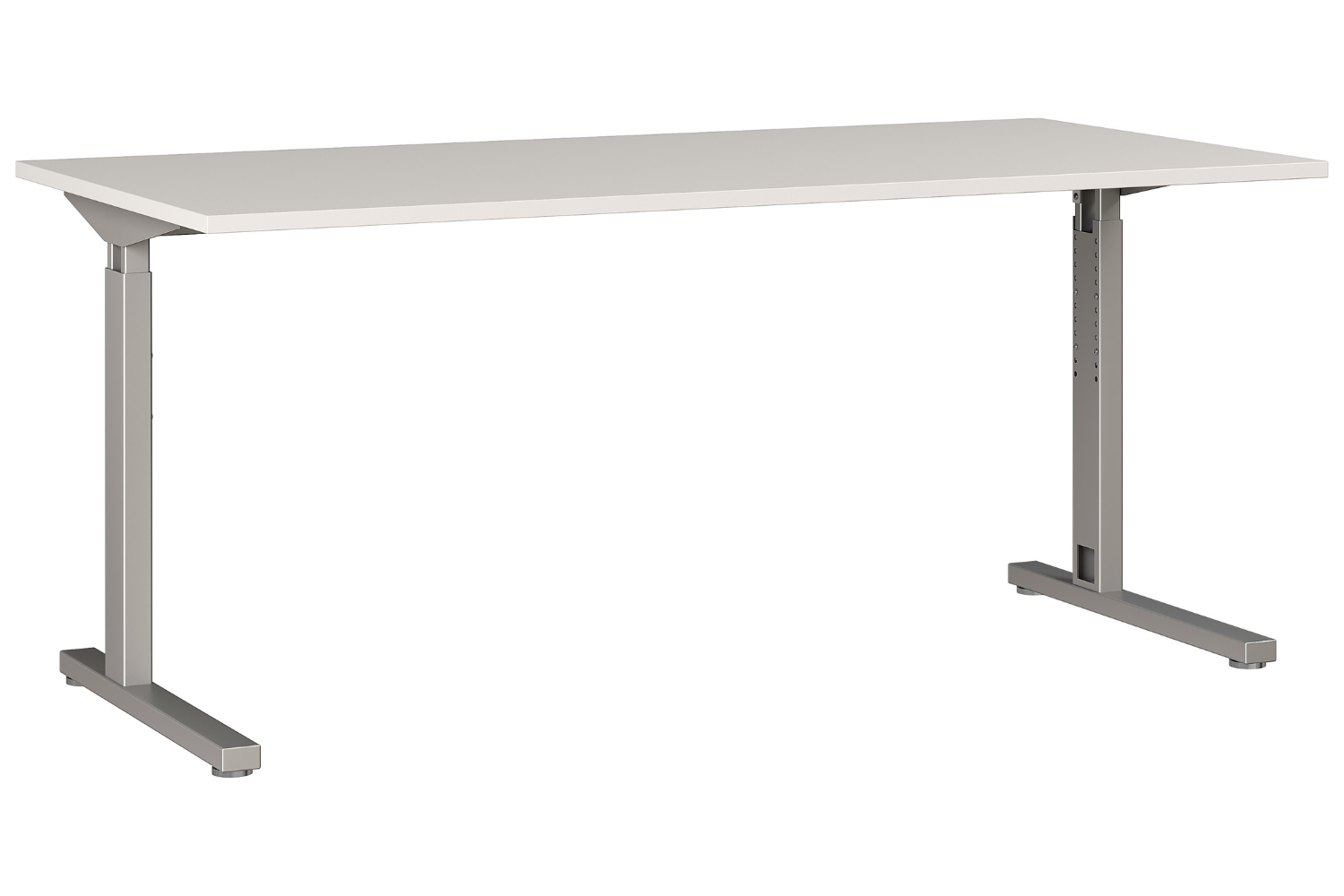 Germania Šedý výškově nastavitelný pracovní stůl Profi 2.0 160 x 80 cm Germania