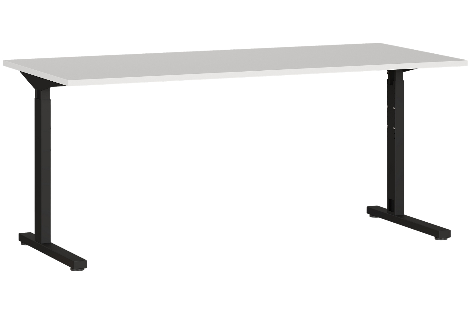 Germania Černo-šedý výškově nastavitelný pracovní stůl Profi 2.0 160 x 80 cm Germania