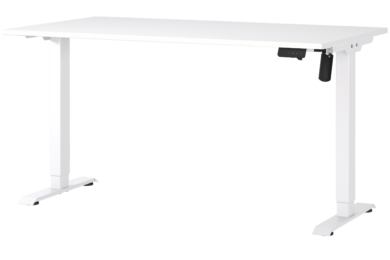 Germania Bílý výškově nastavitelný pracovní stůl Profi 2.0 140 x 80 cm Germania