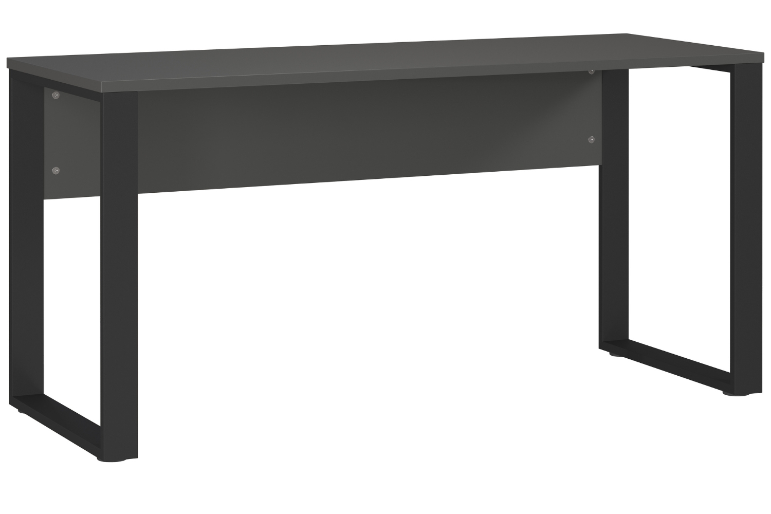 Germania Tmavě šedý pracovní stůl Adrano 150 x 60 cm s černou podnoží Germania