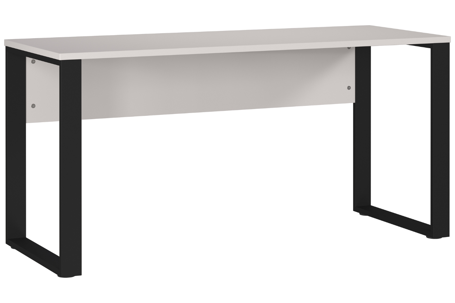 Germania Krémově bílý pracovní stůl Adrano 150 x 60 cm s černou podnoží Germania