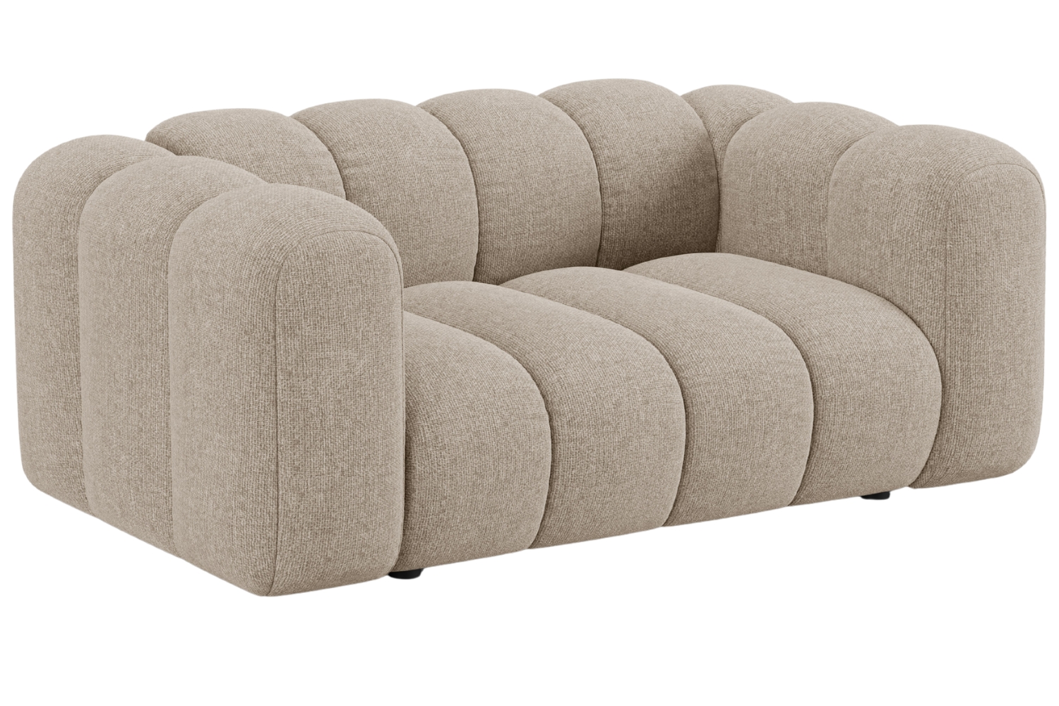 Micadoni Béžová dvoumístná pohovka Lupine 170 cm Micadoni