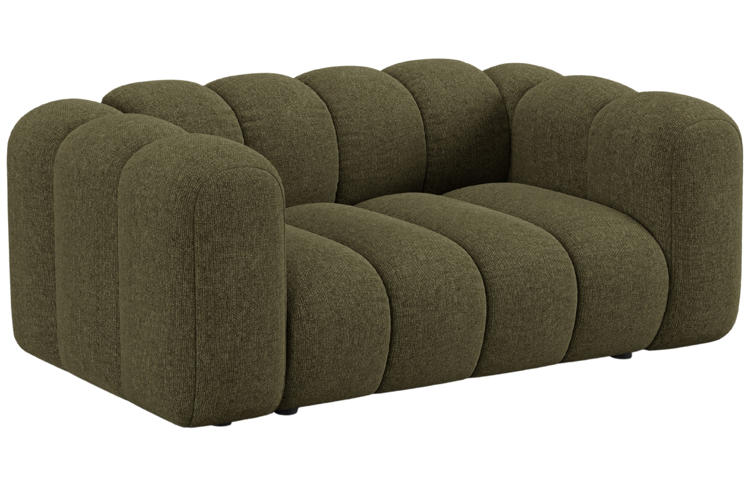 Micadoni Zelená dvoumístná pohovka Lupine 170 cm Micadoni