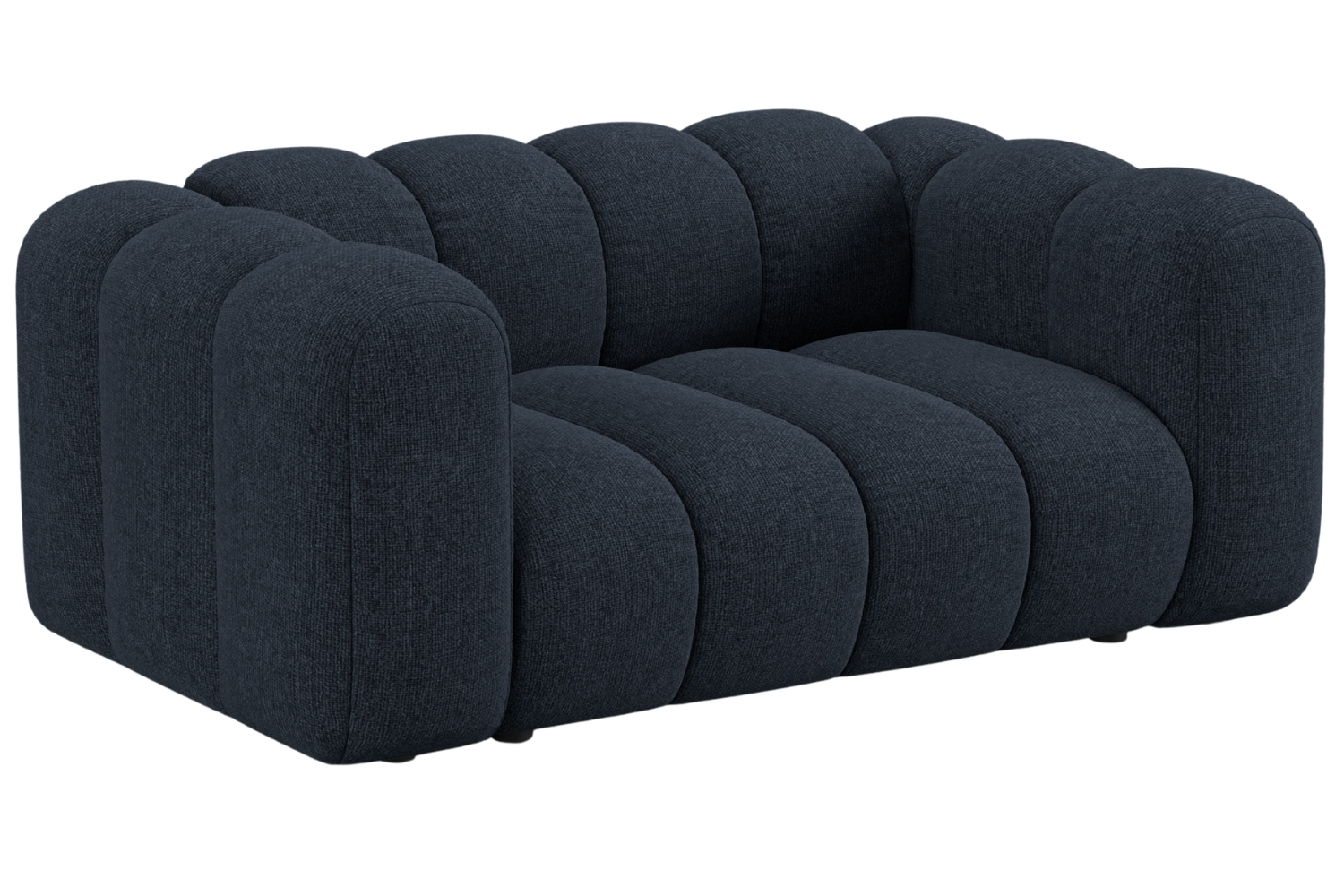Micadoni Tmavě modrá dvoumístná pohovka Lupine 170 cm Micadoni