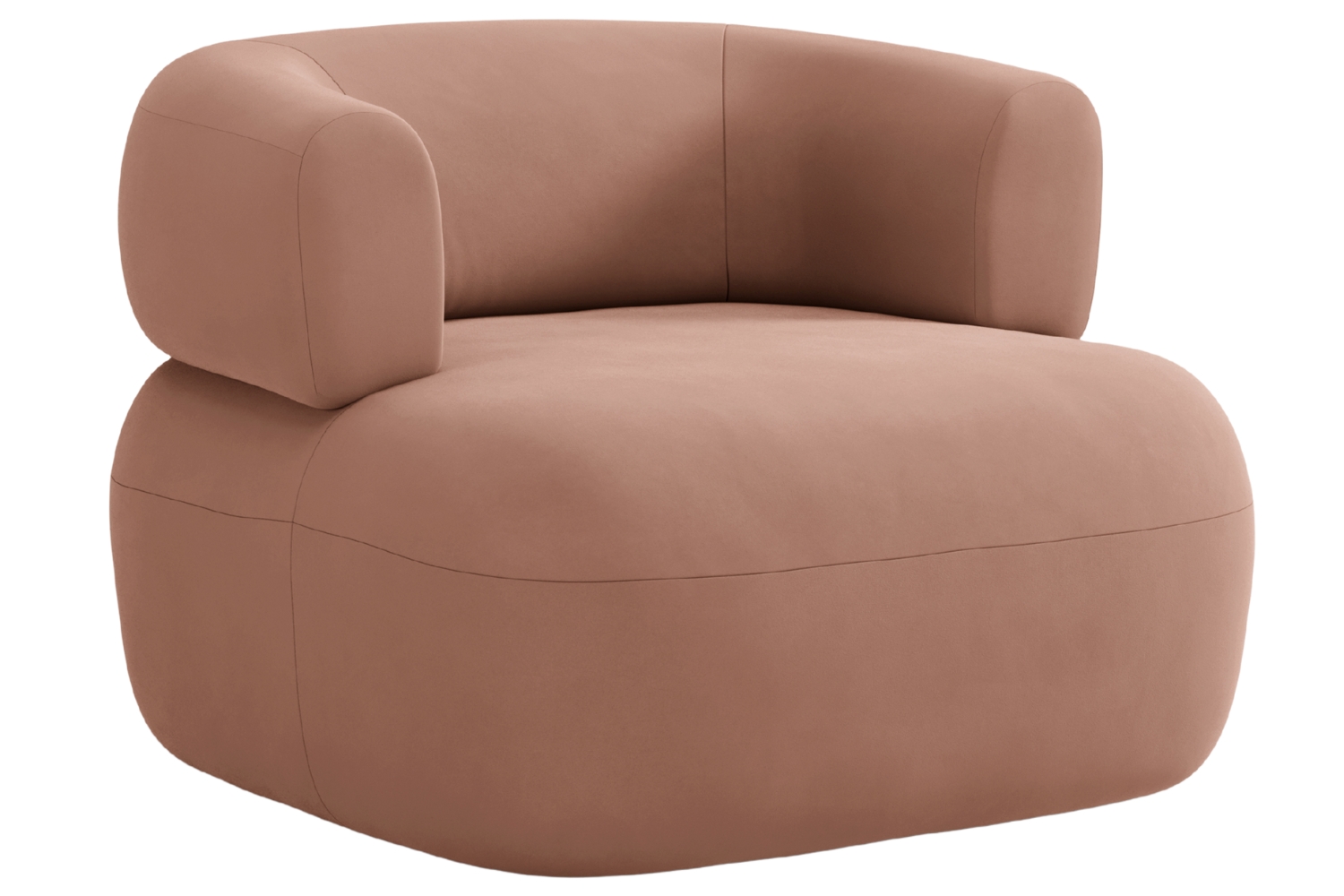 Windsor & Co Růžové sametové křeslo Aldrin Windsor & Co