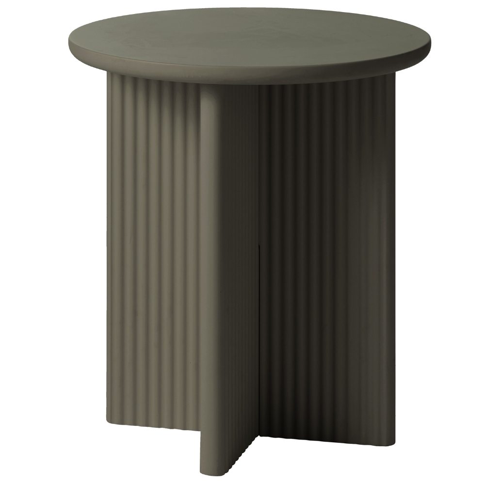 Unique Furniture Zeleno-šedý odkládací stolek Palma 50 cm Unique Furniture