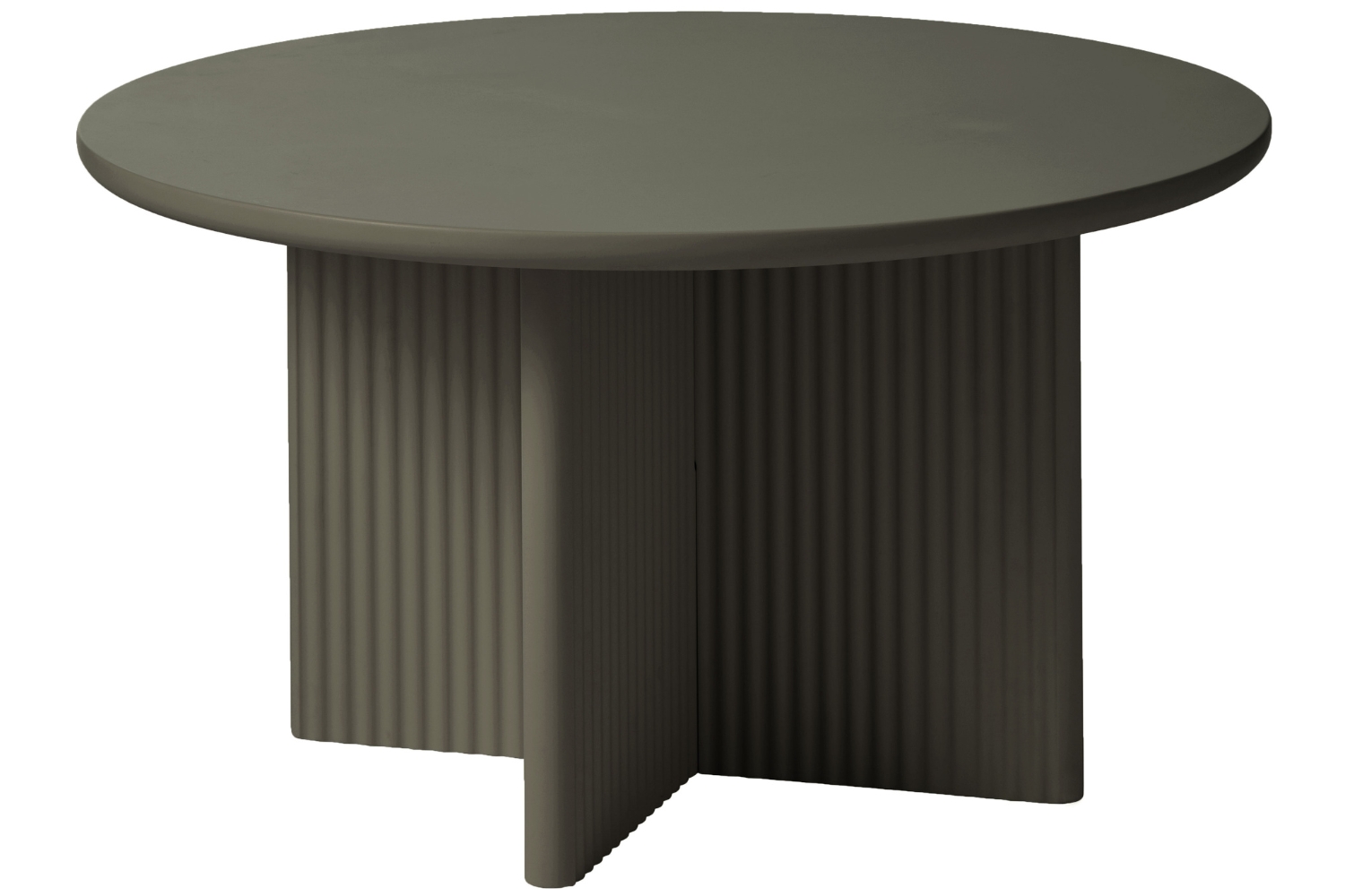 Unique Furniture Zeleno-šedý konferenční stolek Palma 80 cm Unique Furniture