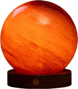 Tmavě hněd&aacute; světeln&aacute; dekorace na USB &oslash; 12 cm Sand Storm &ndash; Gingko Gingko