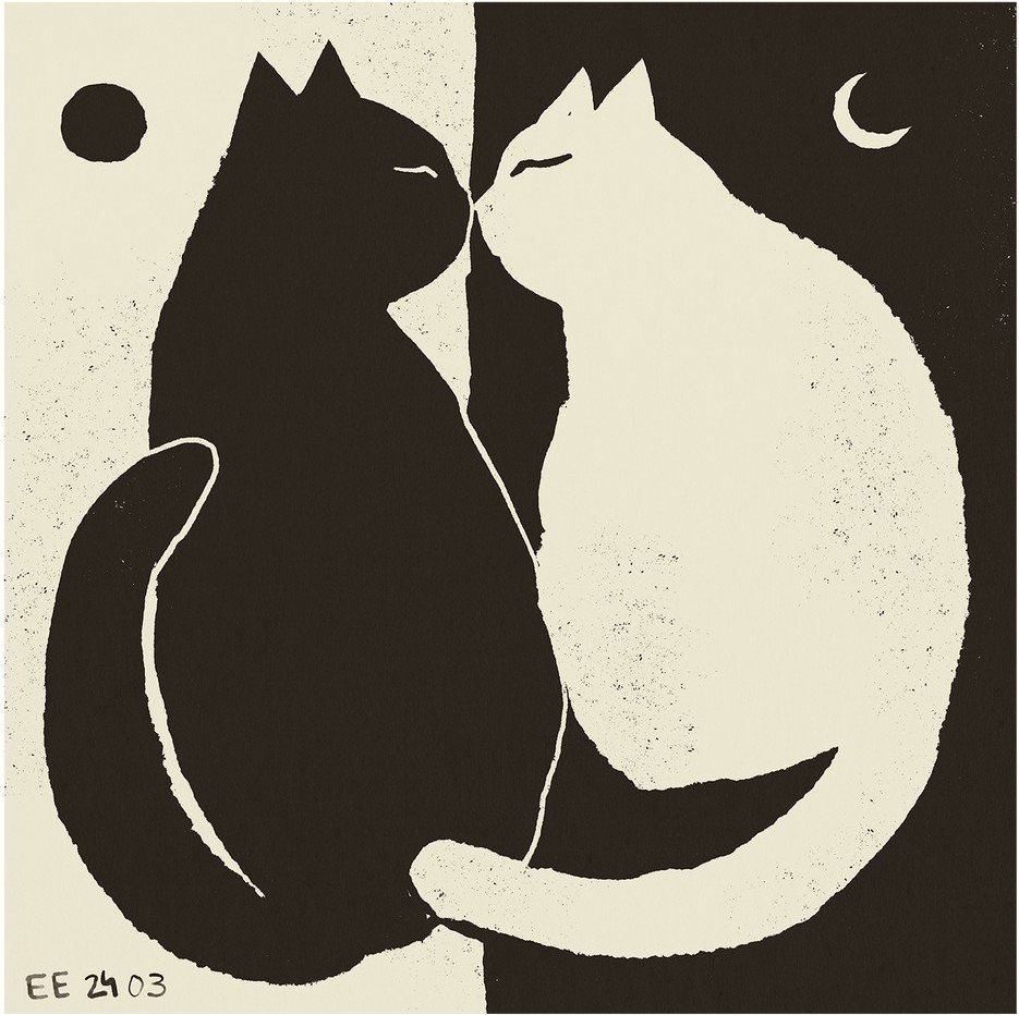 Plakát 50x50 cm You and Me – Enikő Katalin Eged – The Poster Club The Poster Club