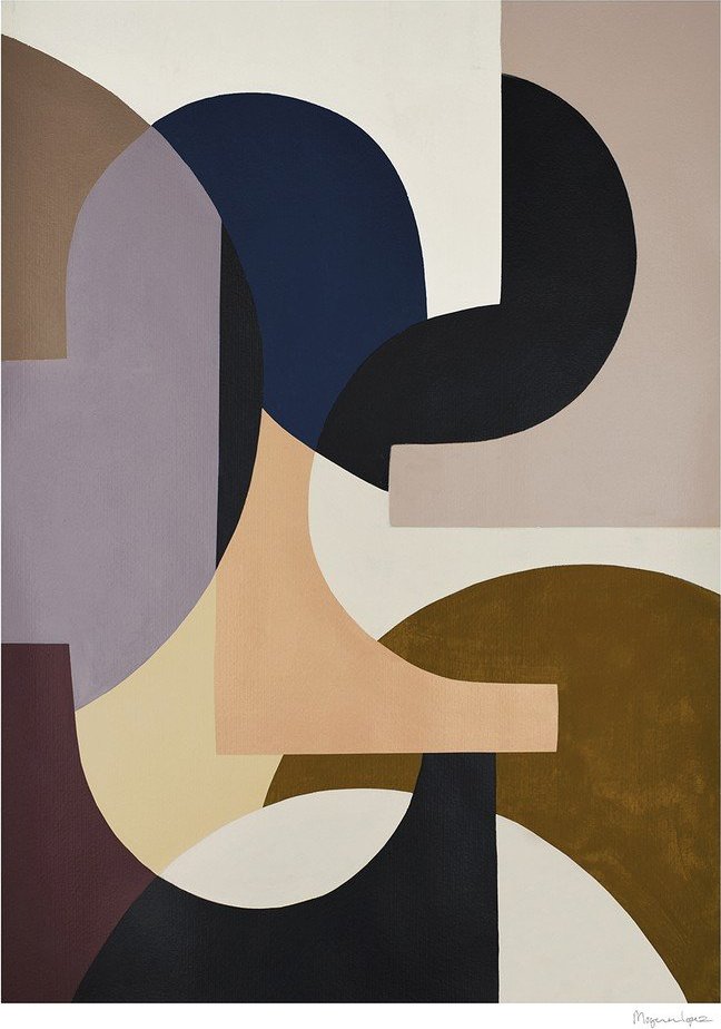 Plakát 50x70 cm Rosa – Berit Mogensen Lopez – The Poster Club The Poster Club