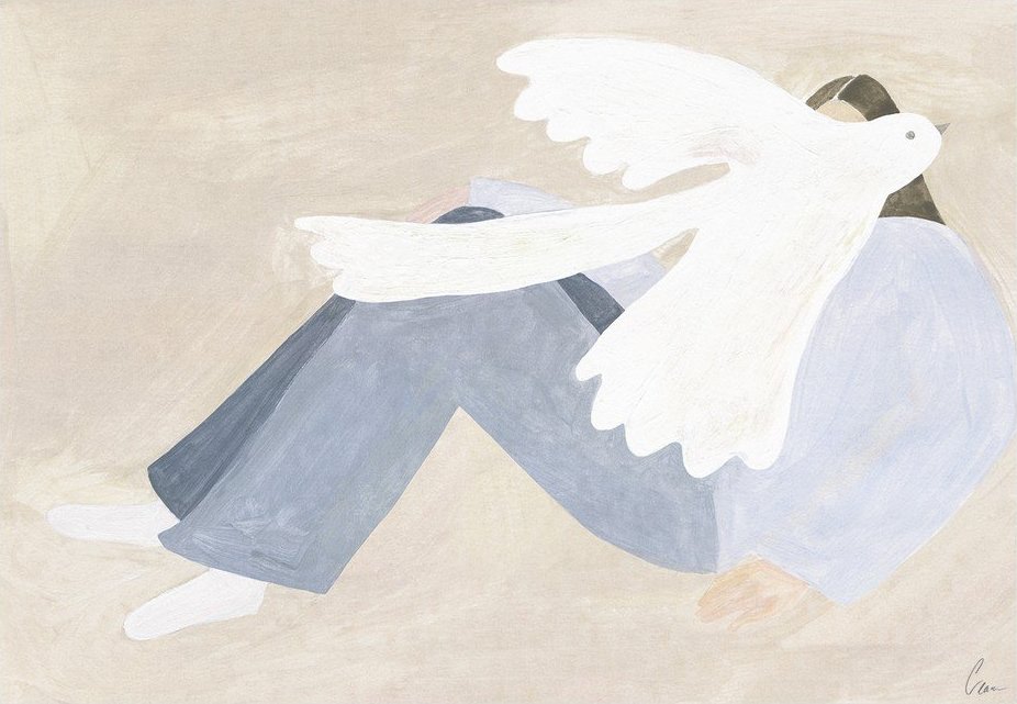 Plakát 70x50 cm Bright Bird – Clara Schicketanz – The Poster Club The Poster Club