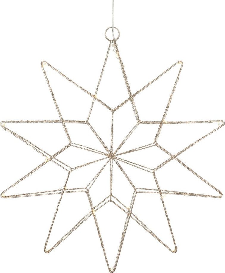 Světelná dekorace s vánočním motivem ve zlaté barvě ø 31 cm Gleam – Markslöjd Markslöjd