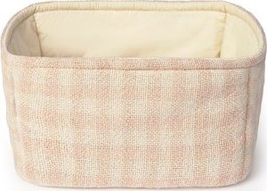 Světle růžov&yacute; l&aacute;tkov&yacute; dětsk&yacute; ko&scaron; na hračky 30x20x20 cm Swan Rose &ndash; Lorena Canals Lorena Canals