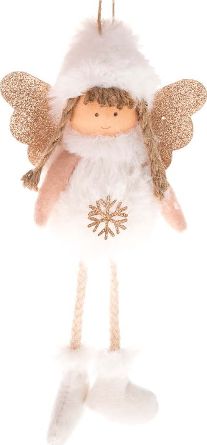 Textilní vánoční ozdoba 17 cm Angel – Dakls Dakls