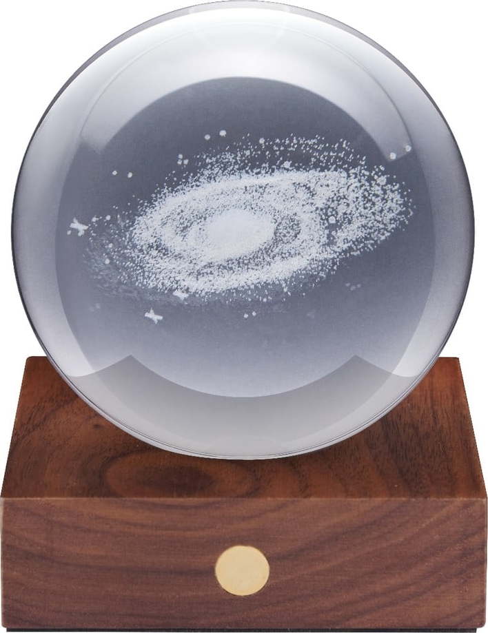 Tmavě hnědá světelná dekorace na USB Amber – Gingko Gingko