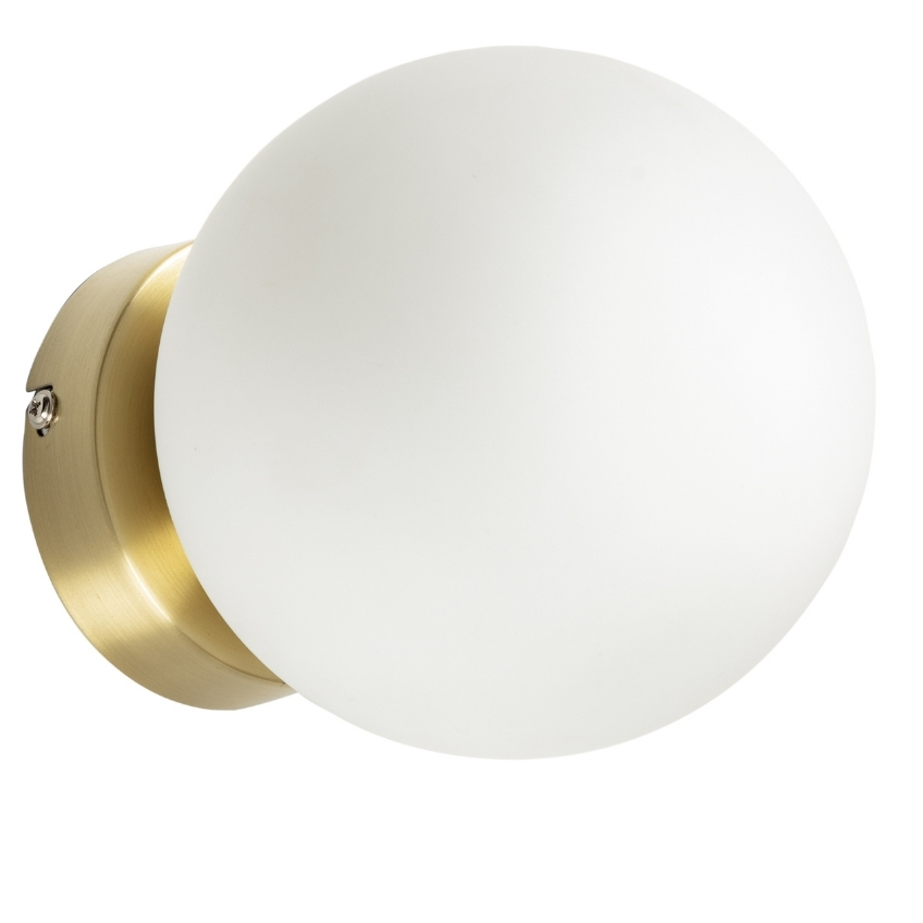 Zlaté kovové nástěnné světlo Kave Home Mahala Kave Home