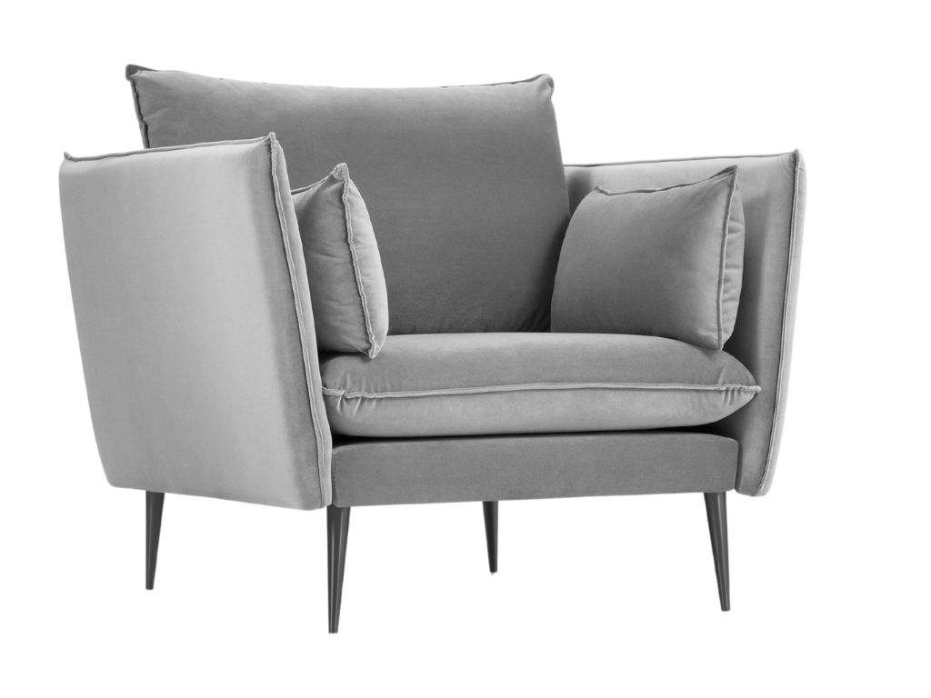 Micadoni Sametové křeslo Agate Micadoni