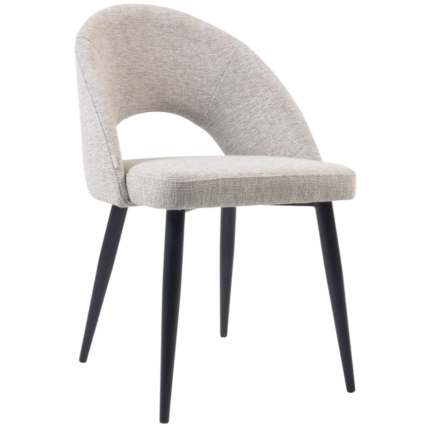 Béžová látková jídelní židle Kave Home Mael Kave Home