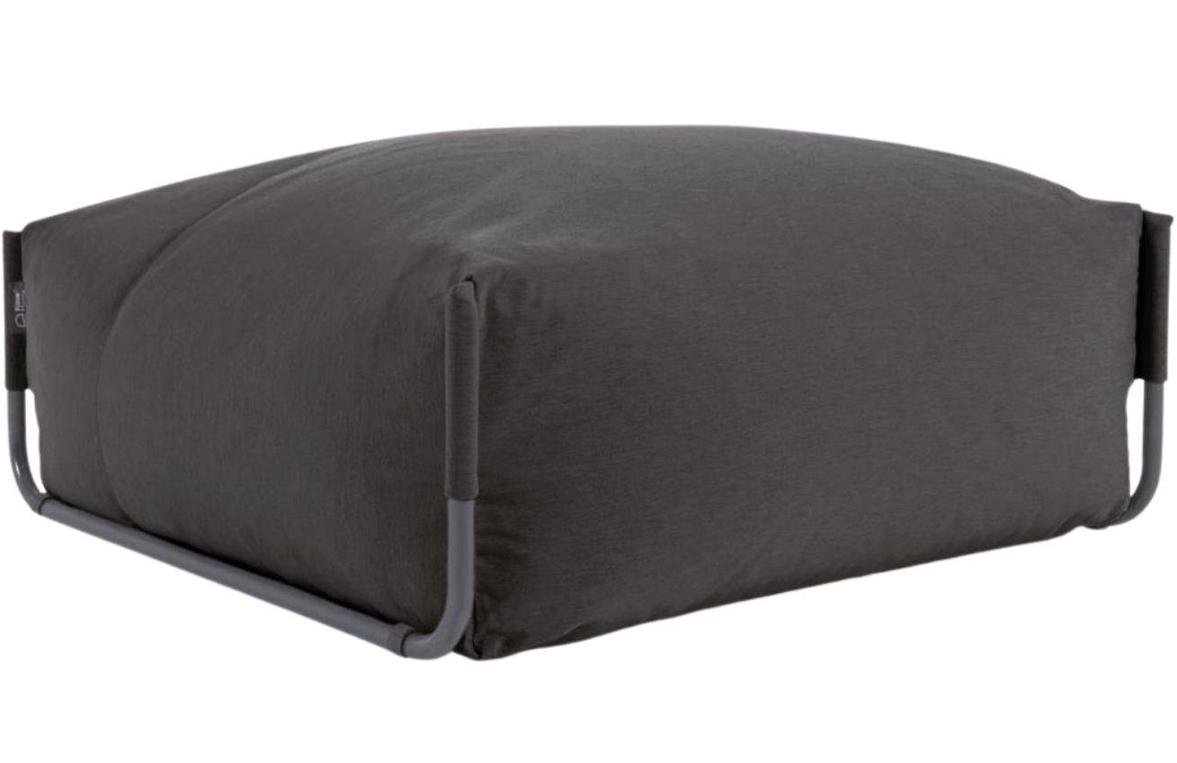 Kave Home Tmavě šedý zahradní modul/podnožka Square 101 x 101 cm Kave Home