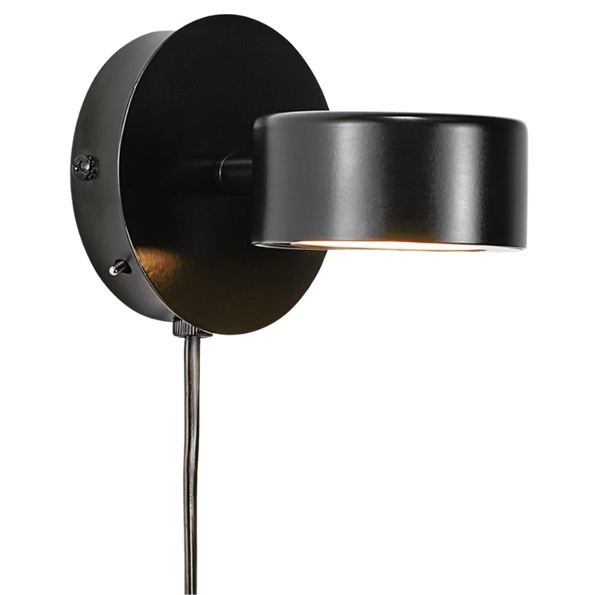 Nordlux Černé kovové nástěnné LED světlo Clyde Nordlux