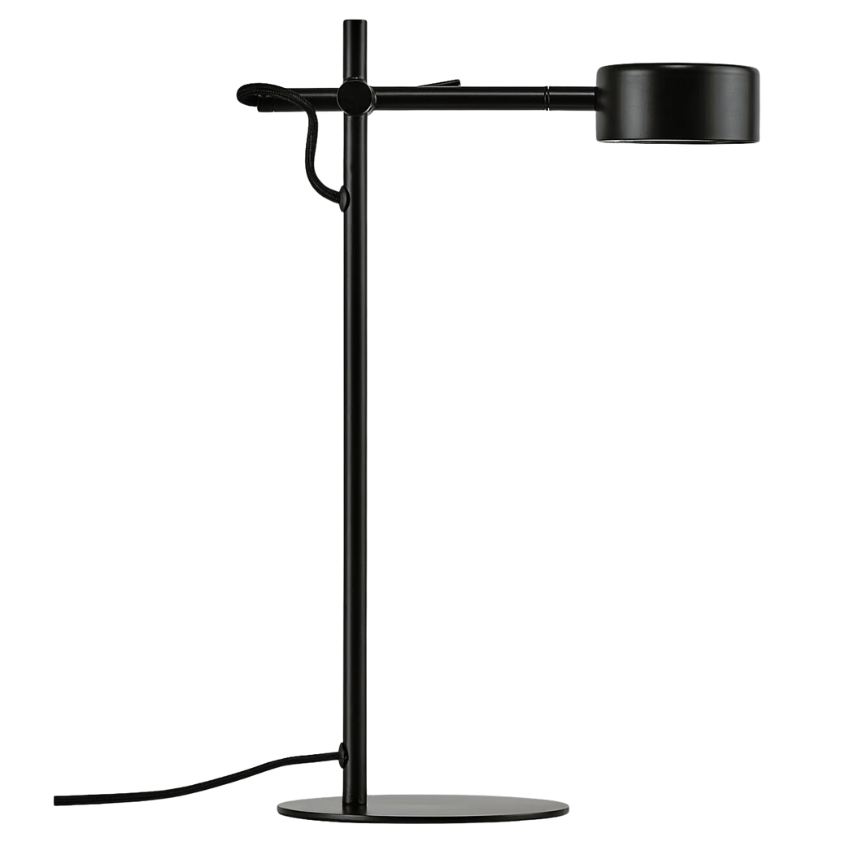 Nordlux Černá kovová stolní LED lampa Clyde Nordlux
