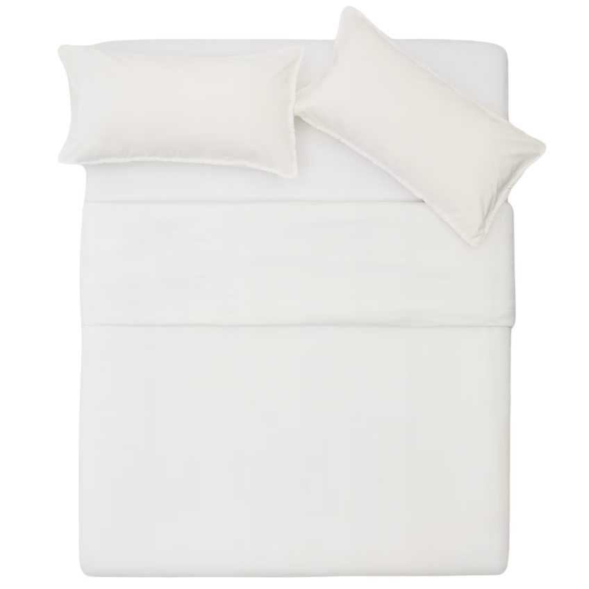 Krémově bílá bavlněná sada povlečení Kave Home Sifinia 150 x 220 cm Kave Home