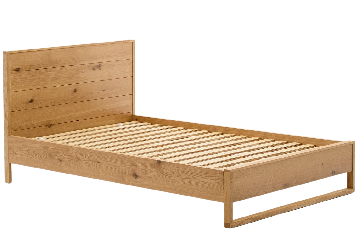 Kave Home Dubová jednolůžková postel Alguema 90 x 200 cm Kave Home