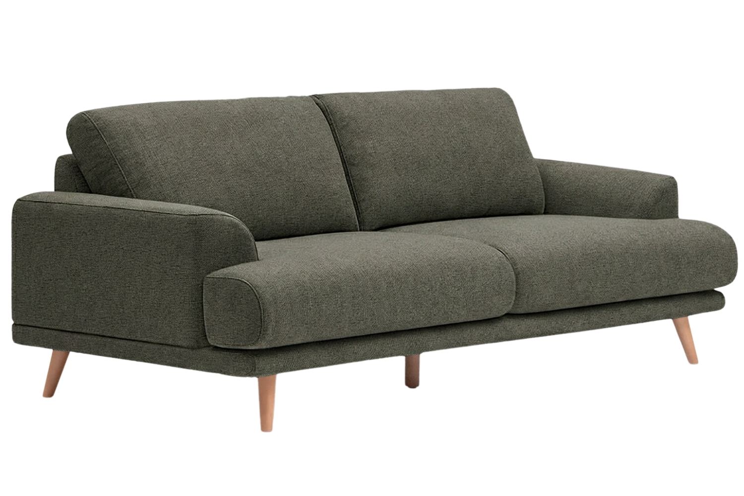 Kave Home Zelená trojmístná pohovka Karin 231 cm Kave Home