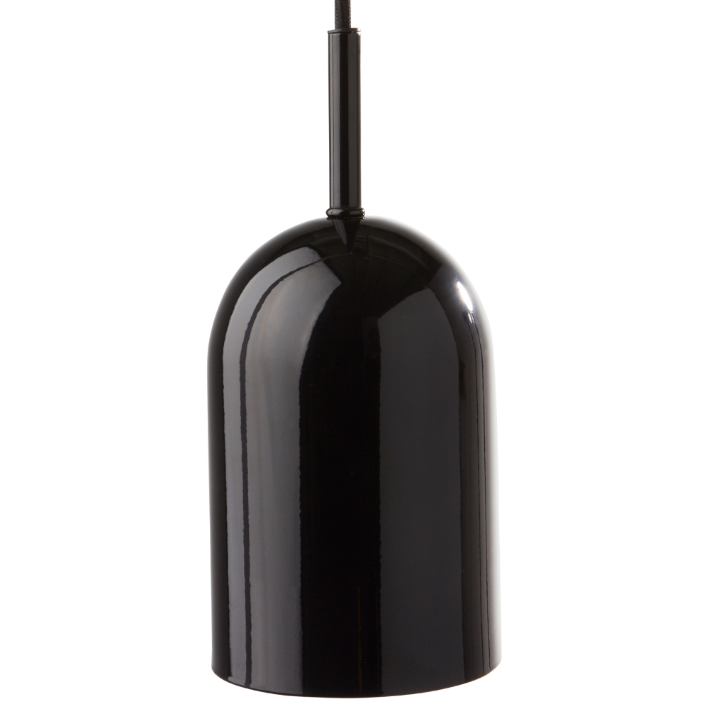 Jotex Černé kovové závěsné světlo ARA 10 cm Jotex