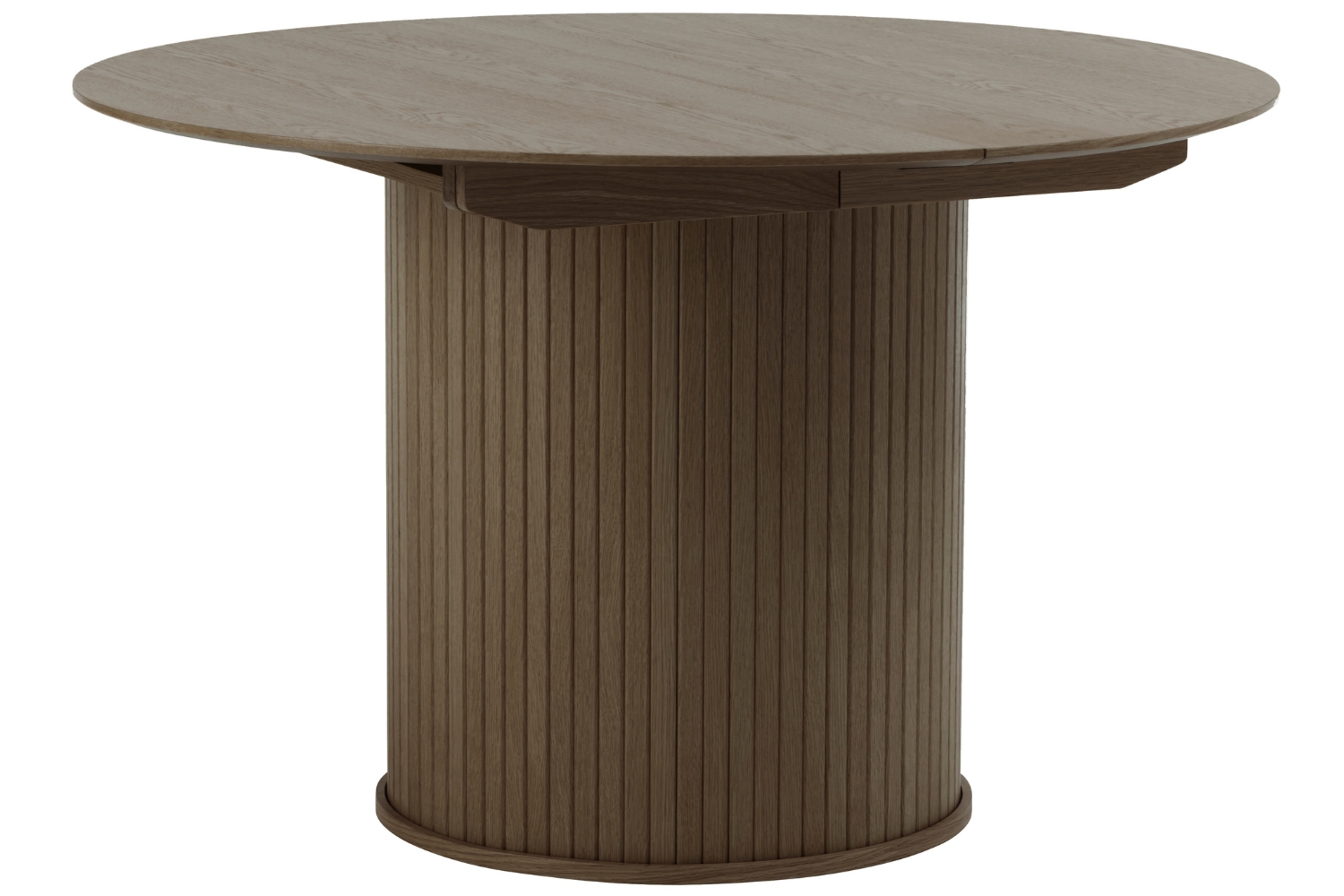 Unique Furniture Tmavý dubový rozkládací jídelní stůl Nola 120/167 x 120 cm Unique Furniture