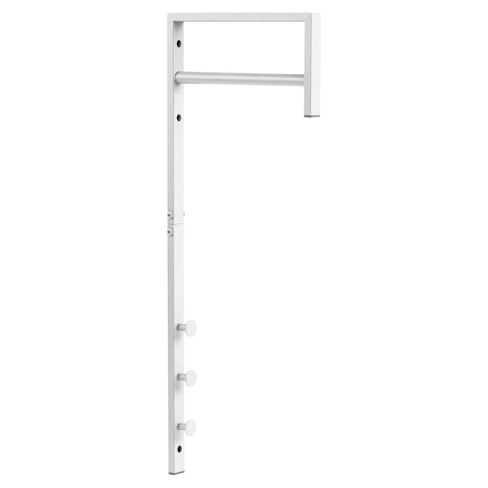 Nordic Living Bílý kovový nástěnný věšák Trenna Nordic Living