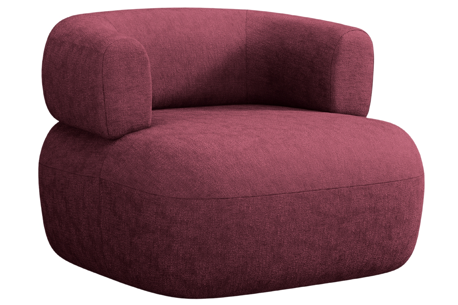 Windsor & Co Bordově červené křeslo Aldrin Windsor & Co