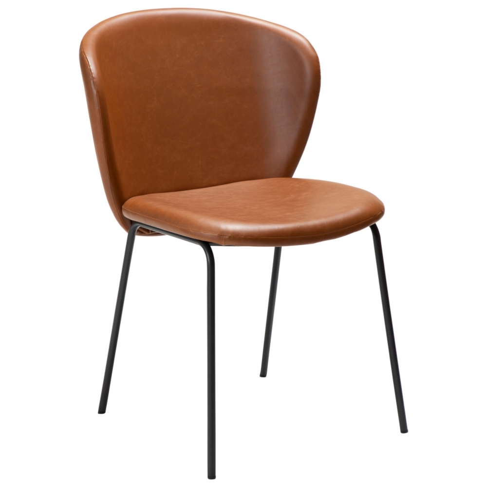 ​​​​​Dan-Form Hnědá koženková jídelní židle DAN-FORM Stay ​​​​​Dan-Form