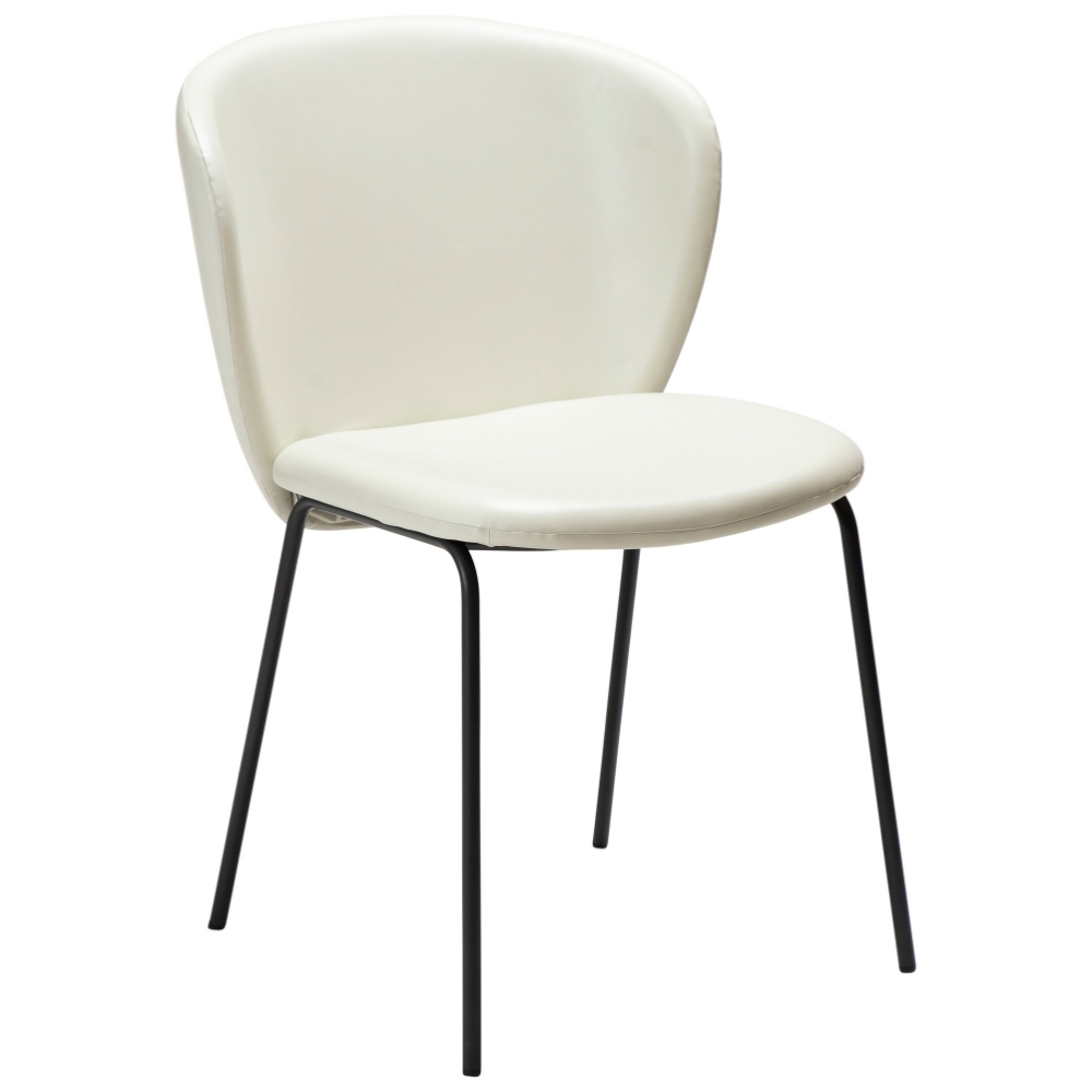 ​​​​​Dan-Form Bílá koženková jídelní židle DAN-FORM Stay ​​​​​Dan-Form