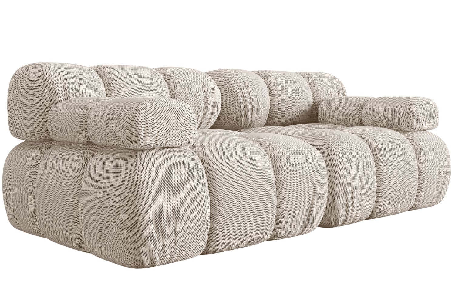 Micadoni Světle béžová dvoumístná pohovka Bellis 188 cm Micadoni