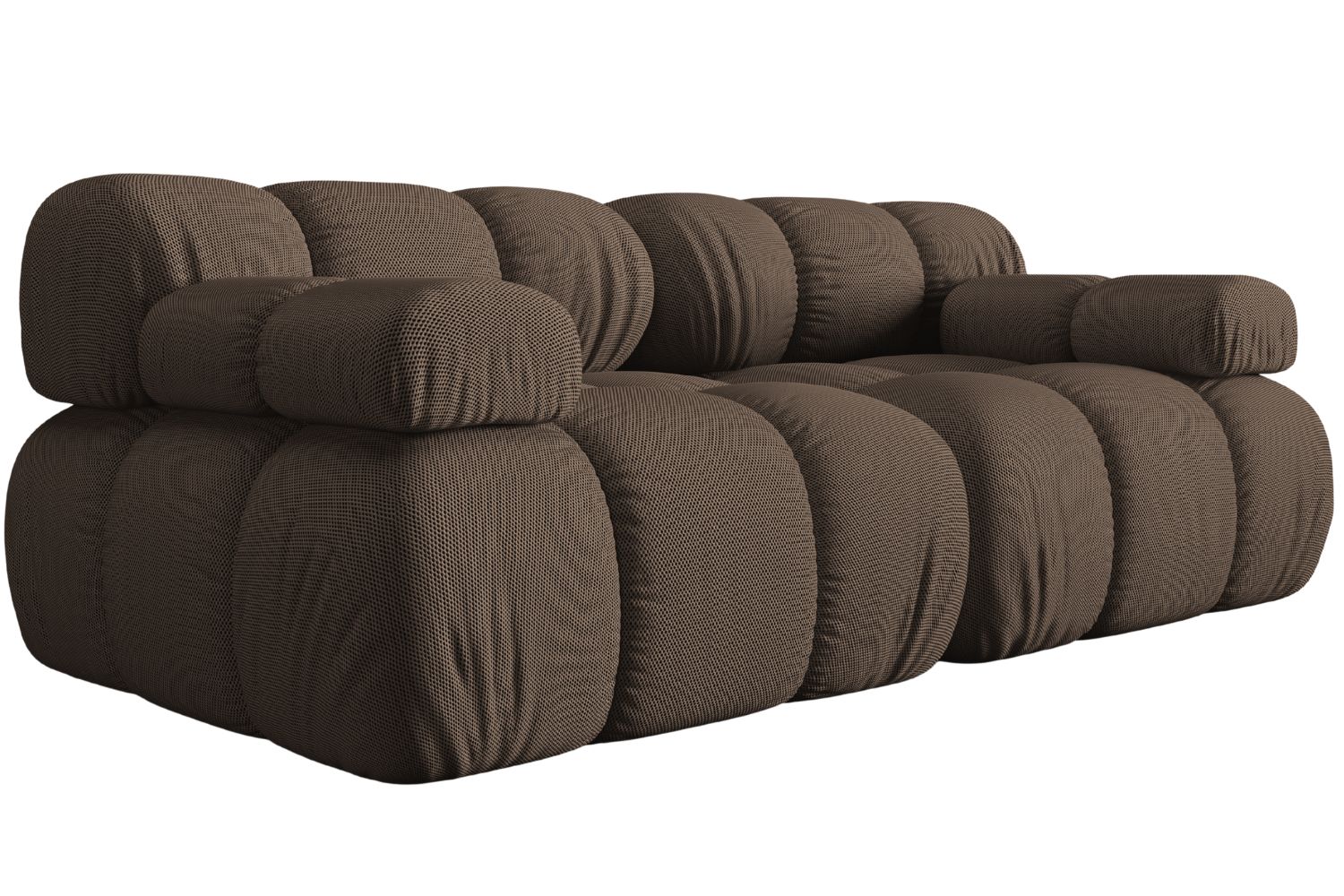 Micadoni Hnědá dvoumístná pohovka Bellis 188 cm Micadoni