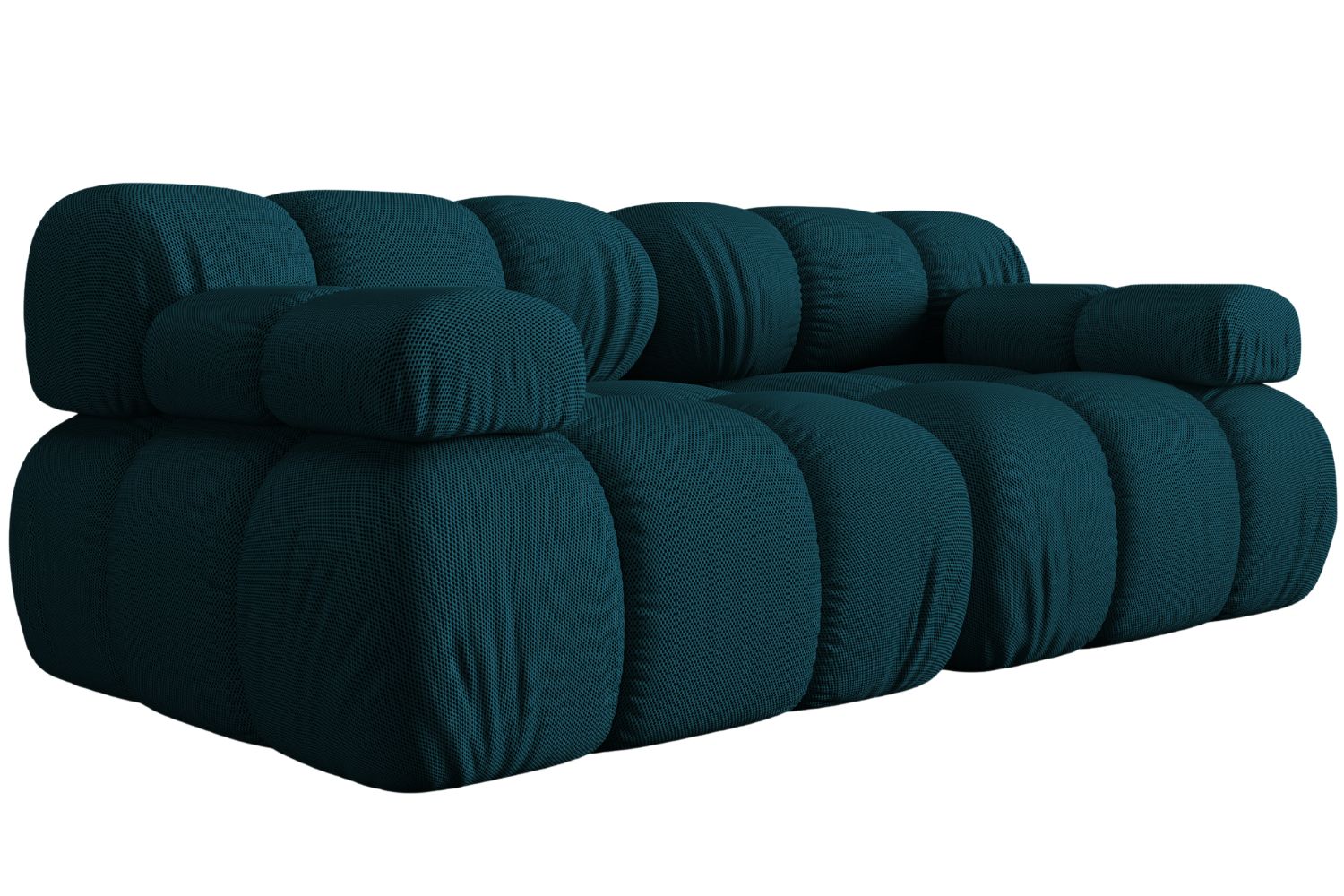 Micadoni Modrá dvoumístná pohovka Bellis 188 cm Micadoni