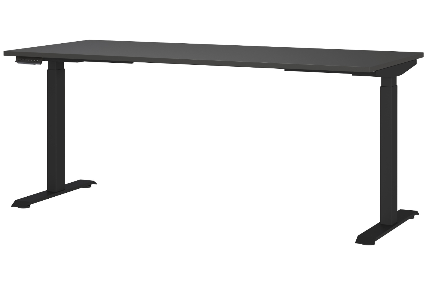 Germania Tmavě šedý výškově nastavitelný pracovní stůl Mailand 180 x 80 cm Germania