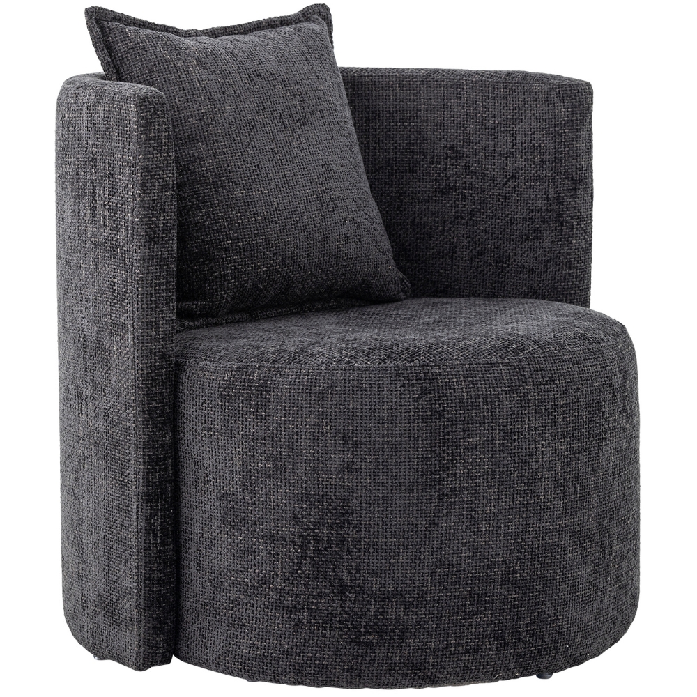 Bloomingville Šedé čalouněné křeslo Morris Bloomingville