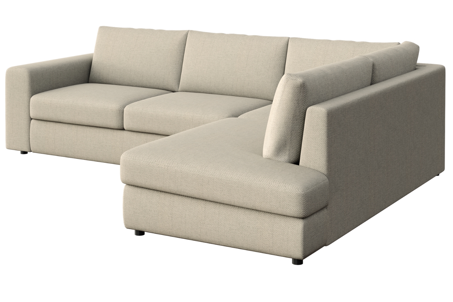 Rodier Béžová rohová pohovka Baga 297 cm