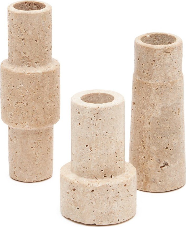 Kamenné svícny v sadě 3 ks Majid – Kave Home Kave Home