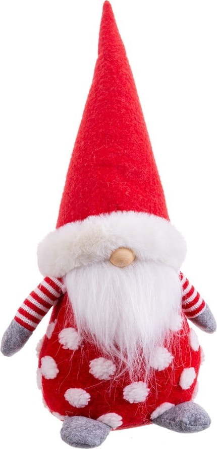 Látkový vánoční skřítek (výška 35 cm) Santa Claus – Casa Selección Casa Selección