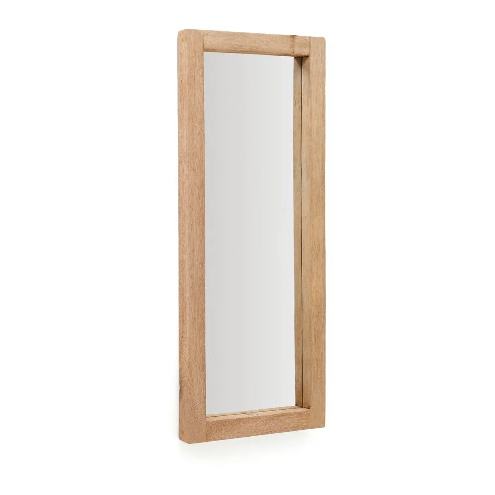 Nástěnné zrcadlo s dřevěným rámem Maden – Kave Home