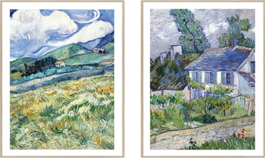 Obrazy v sadě 2 ks - reprodukce 30x40 cm Van Gogh – knor knor