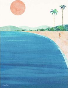 Plak&aacute;t 30x40 cm Paradise Beach - Travelposter Travelposter
