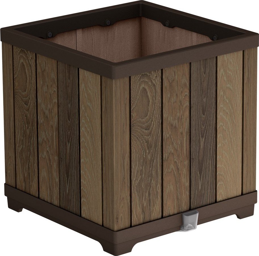 Plastový samozavlažovací květináč Deco Square – Keter Keter