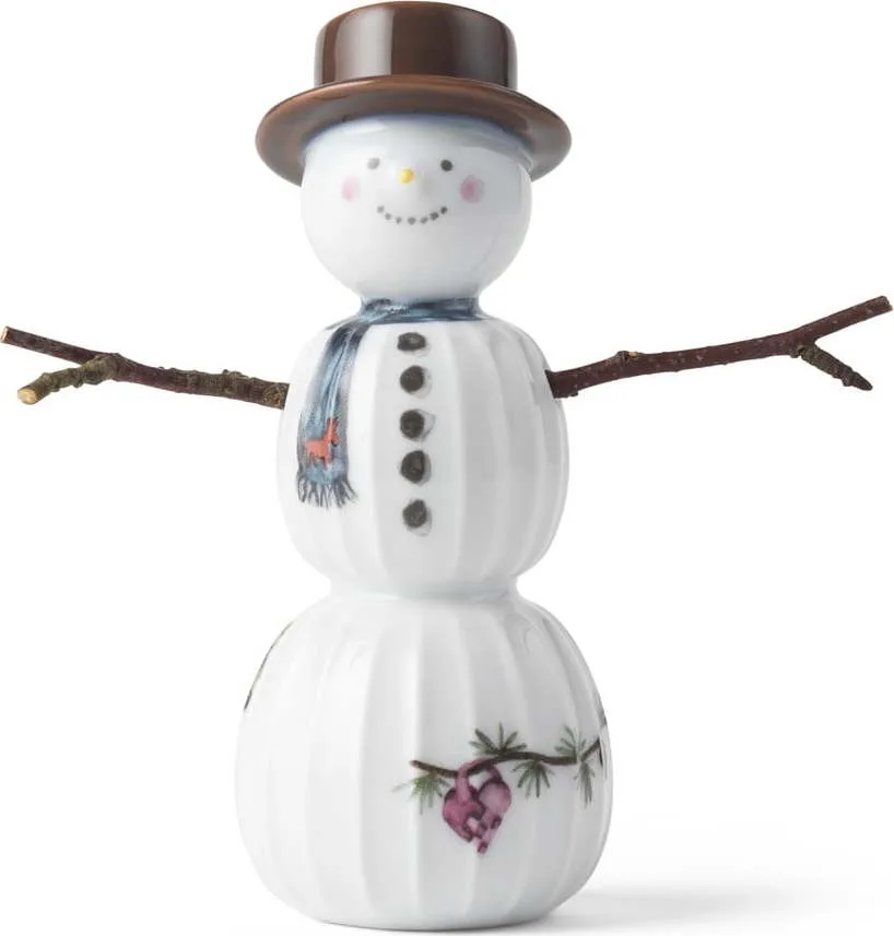Porcelánová vánoční figurka (výška 11,5 cm) Hammershøi Snowman – Kähler Design