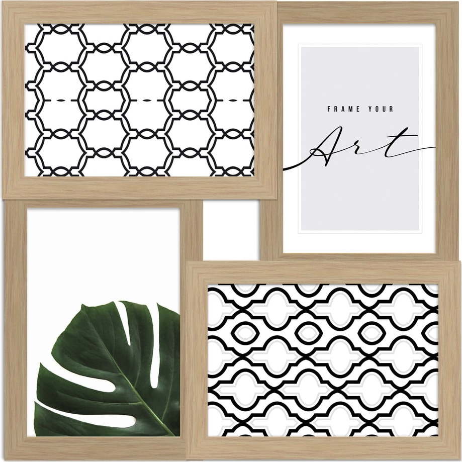 Rámeček na zeď v přírodní barvě 27x27 cm Beech – knor knor